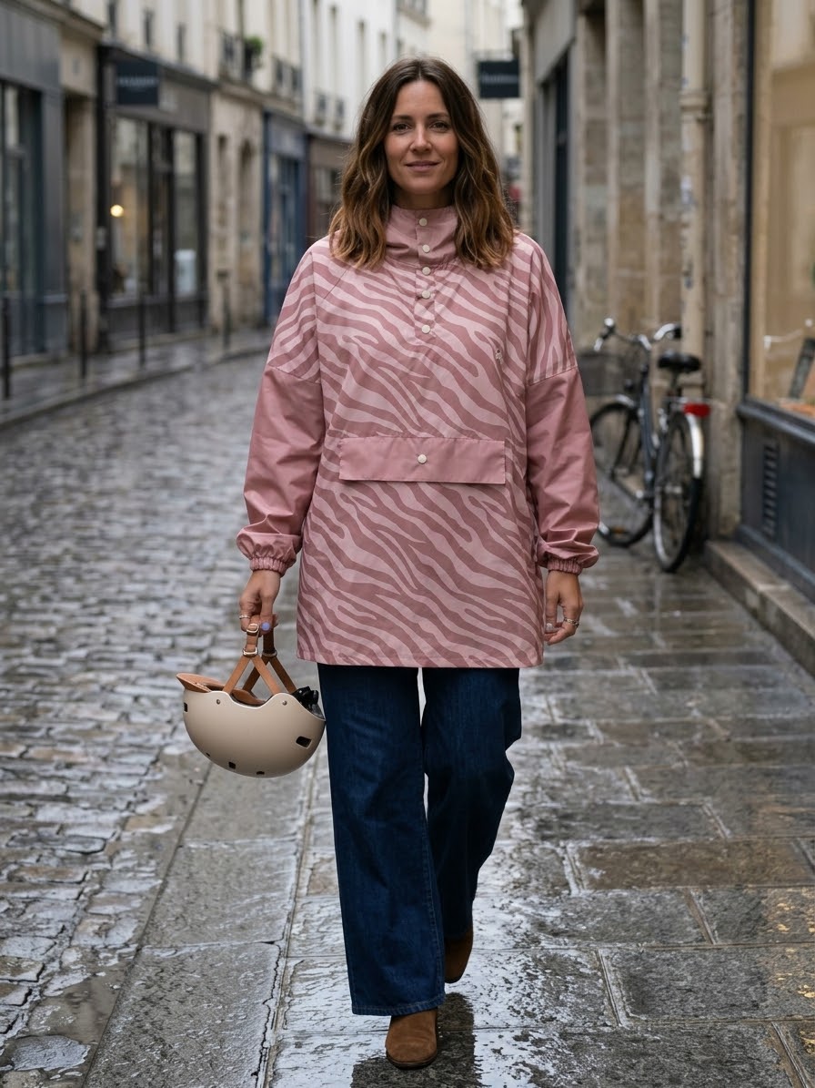 Poncho Court Zebra