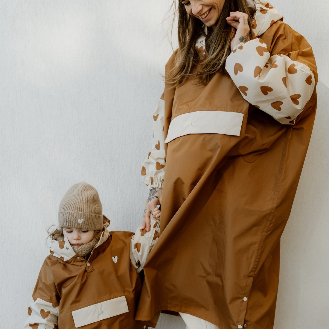 Poncho long Love Kids