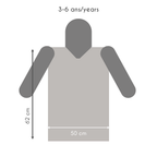 Poncho long Zebra Kids