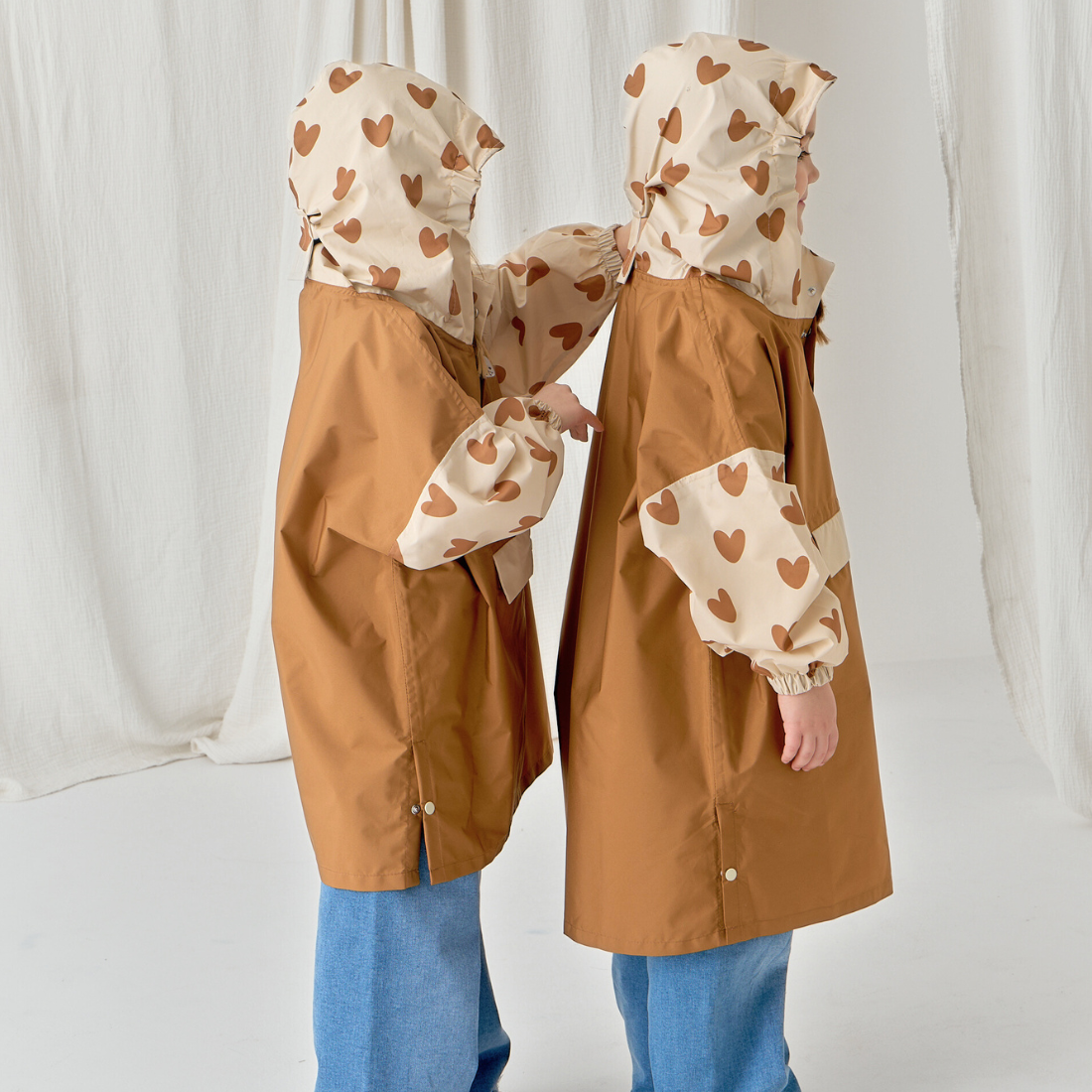 Poncho long Love Kids