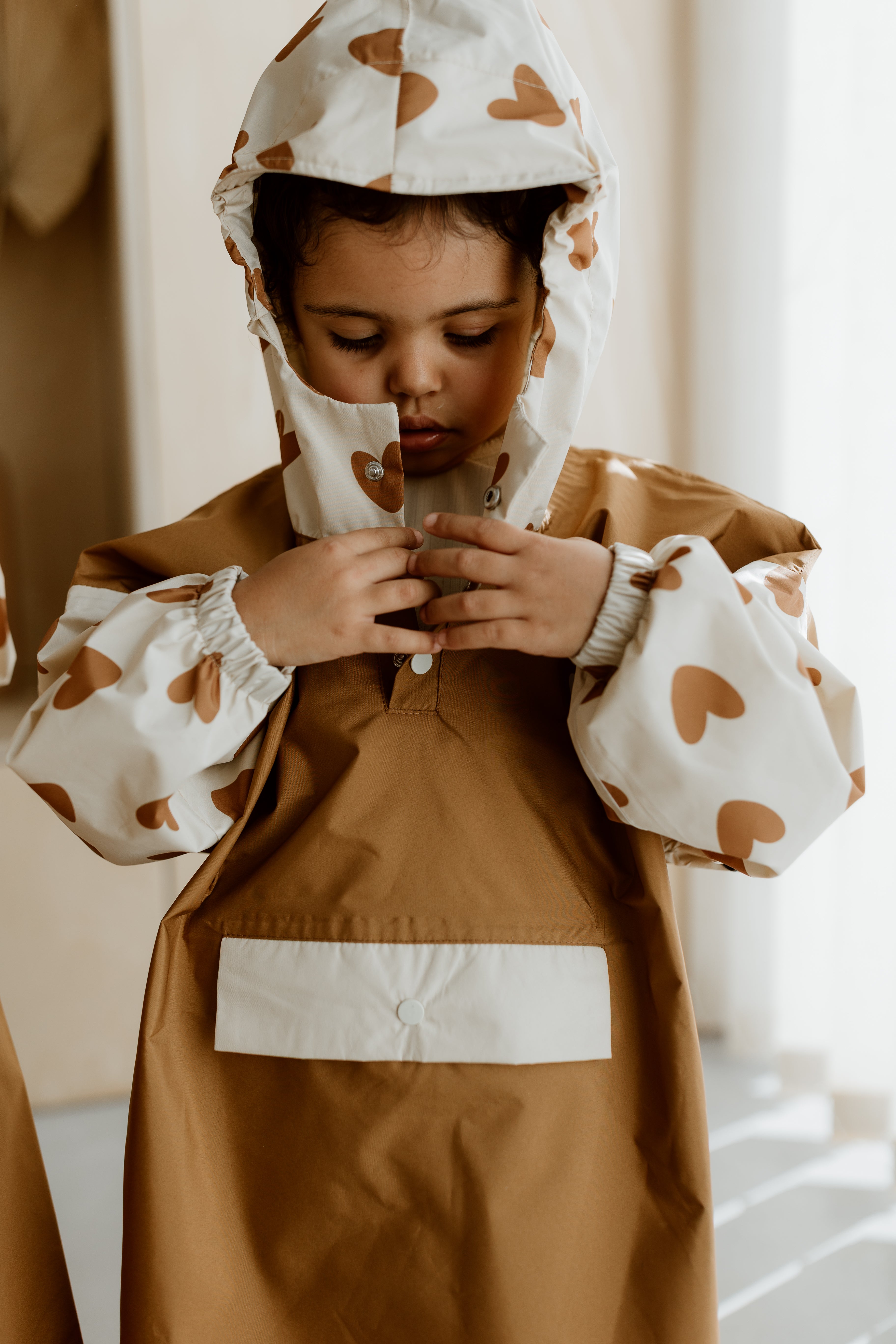 Poncho long Love Kids