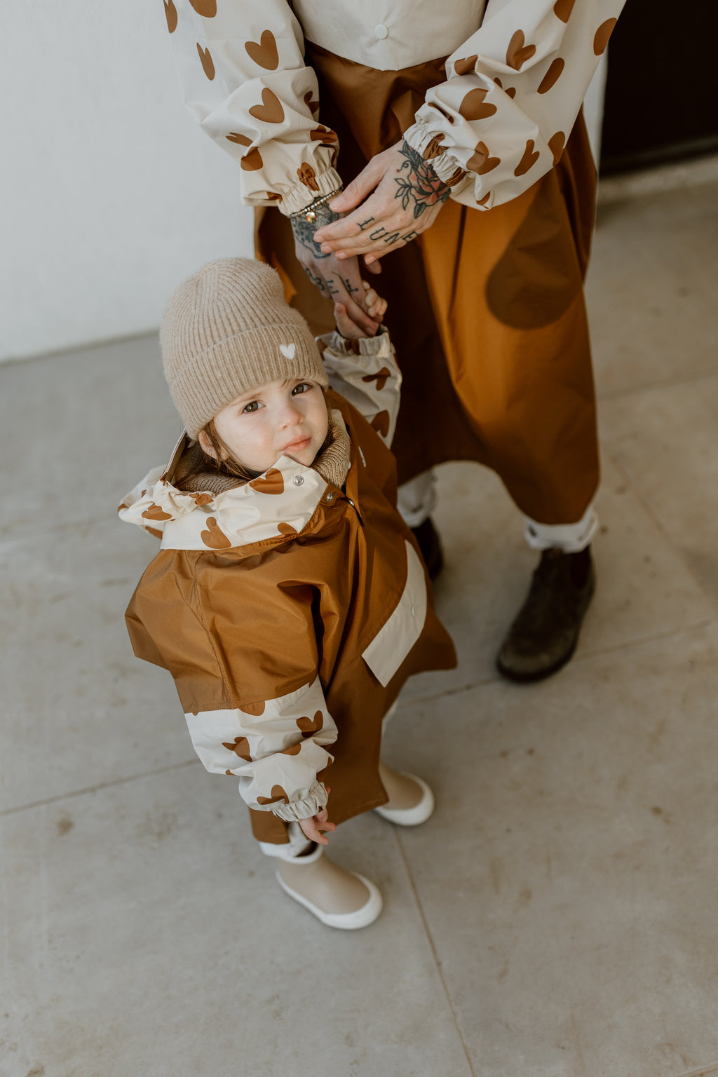 Poncho long Love Kids