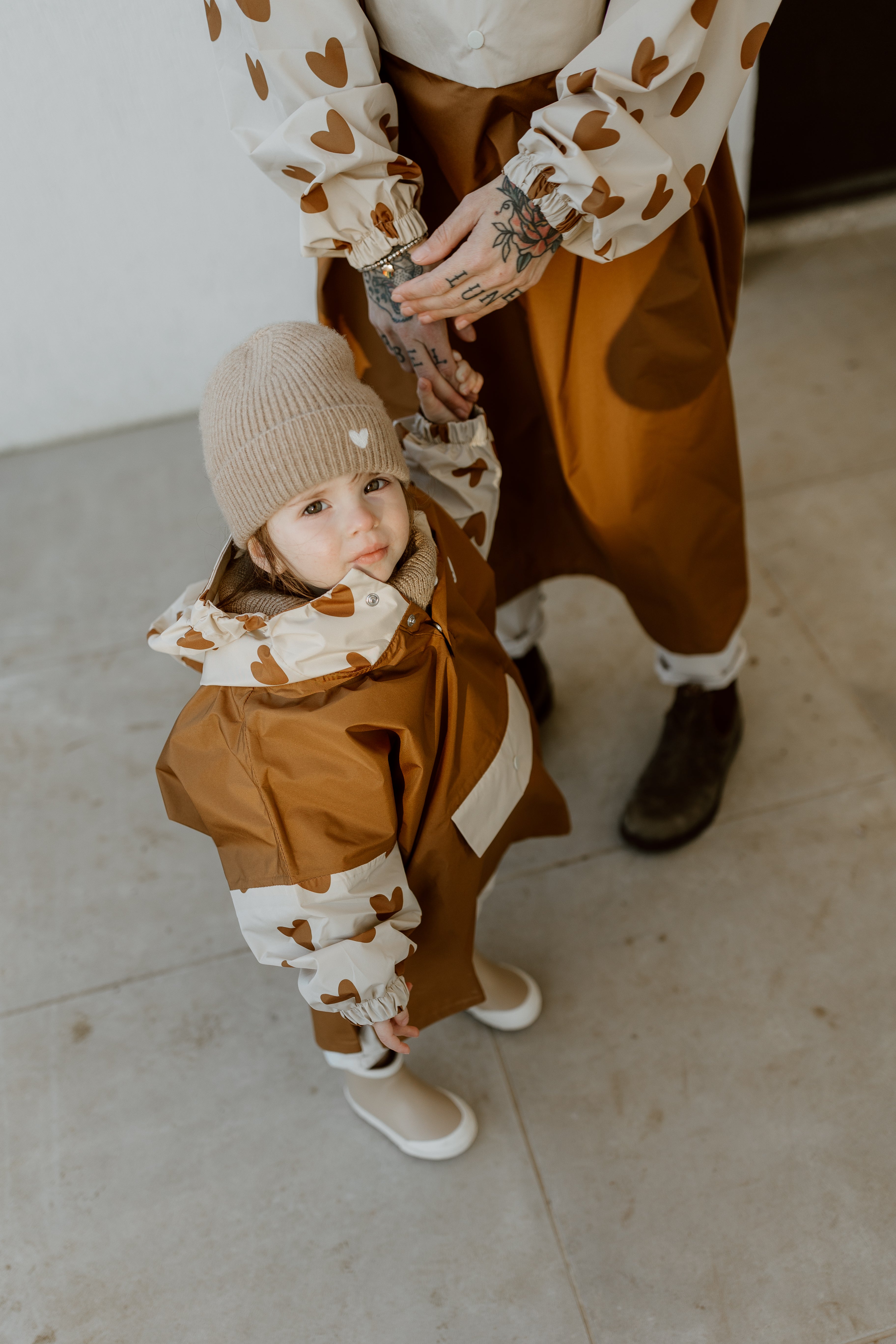 Poncho long Love Kids