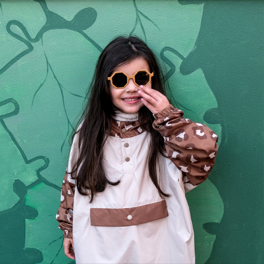 Poncho long Léopard Kids
