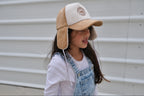 Casquette velours Cocooning sherpa avec cache-oreilles