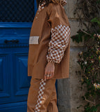 Pantalon de pluie Damiers Marron