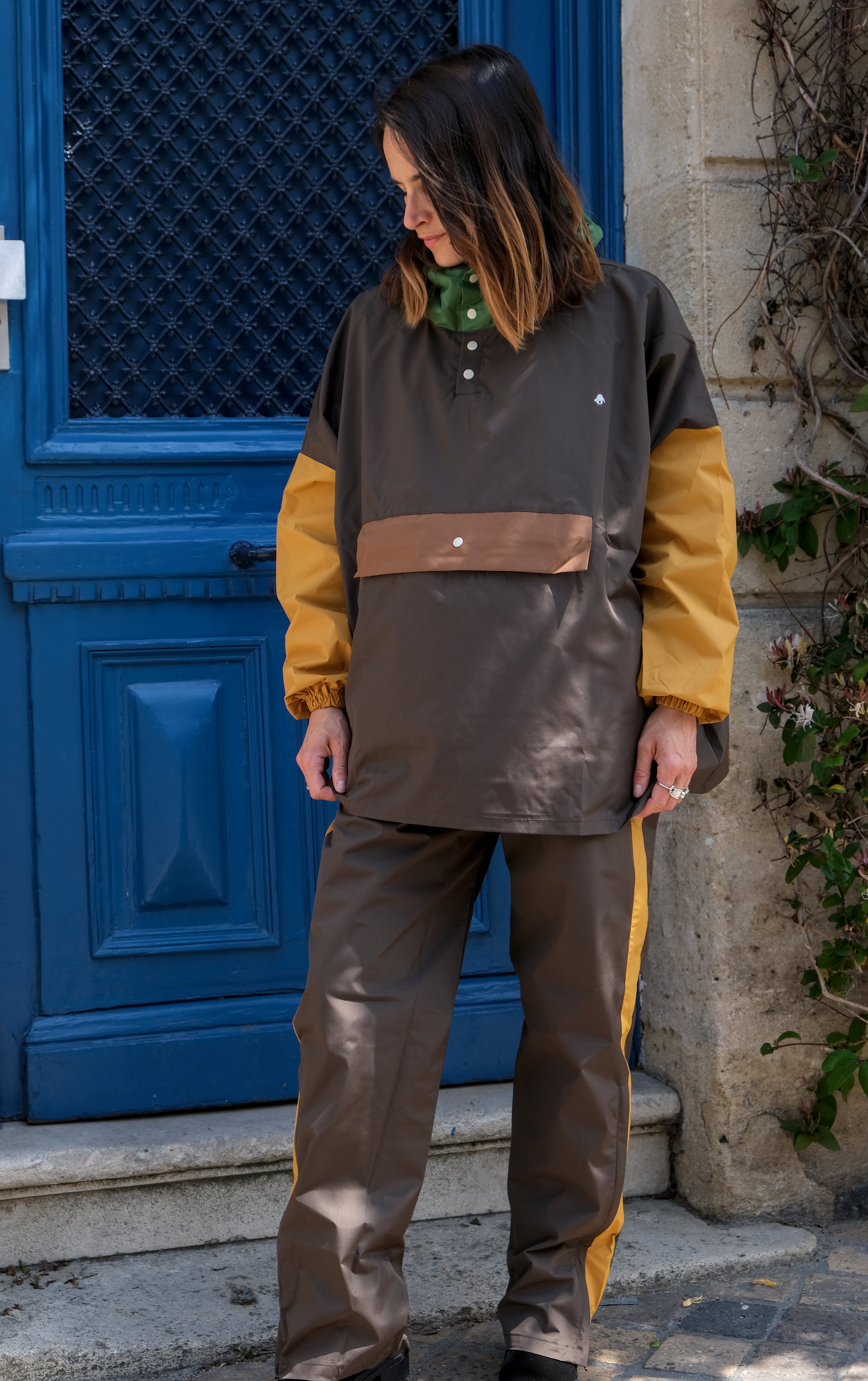 Pantalon de pluie Kaki