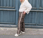 Pantalon pluie Damiers Kaki