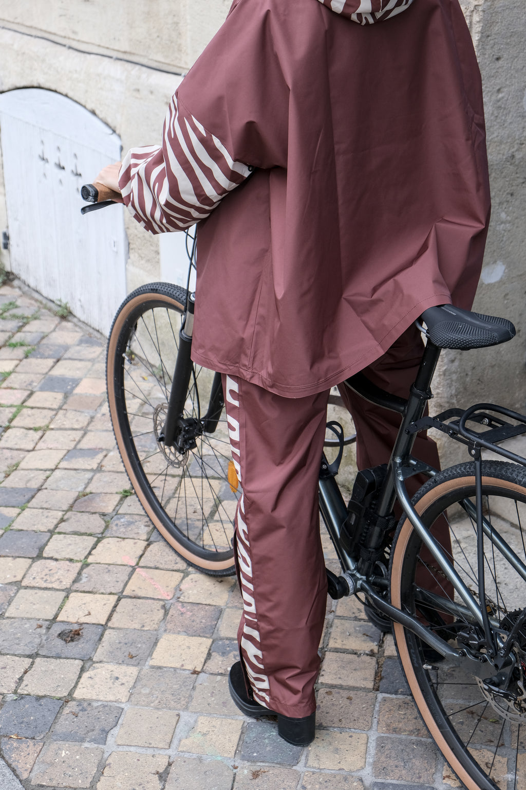 Poncho Court Chocolate Zebra
