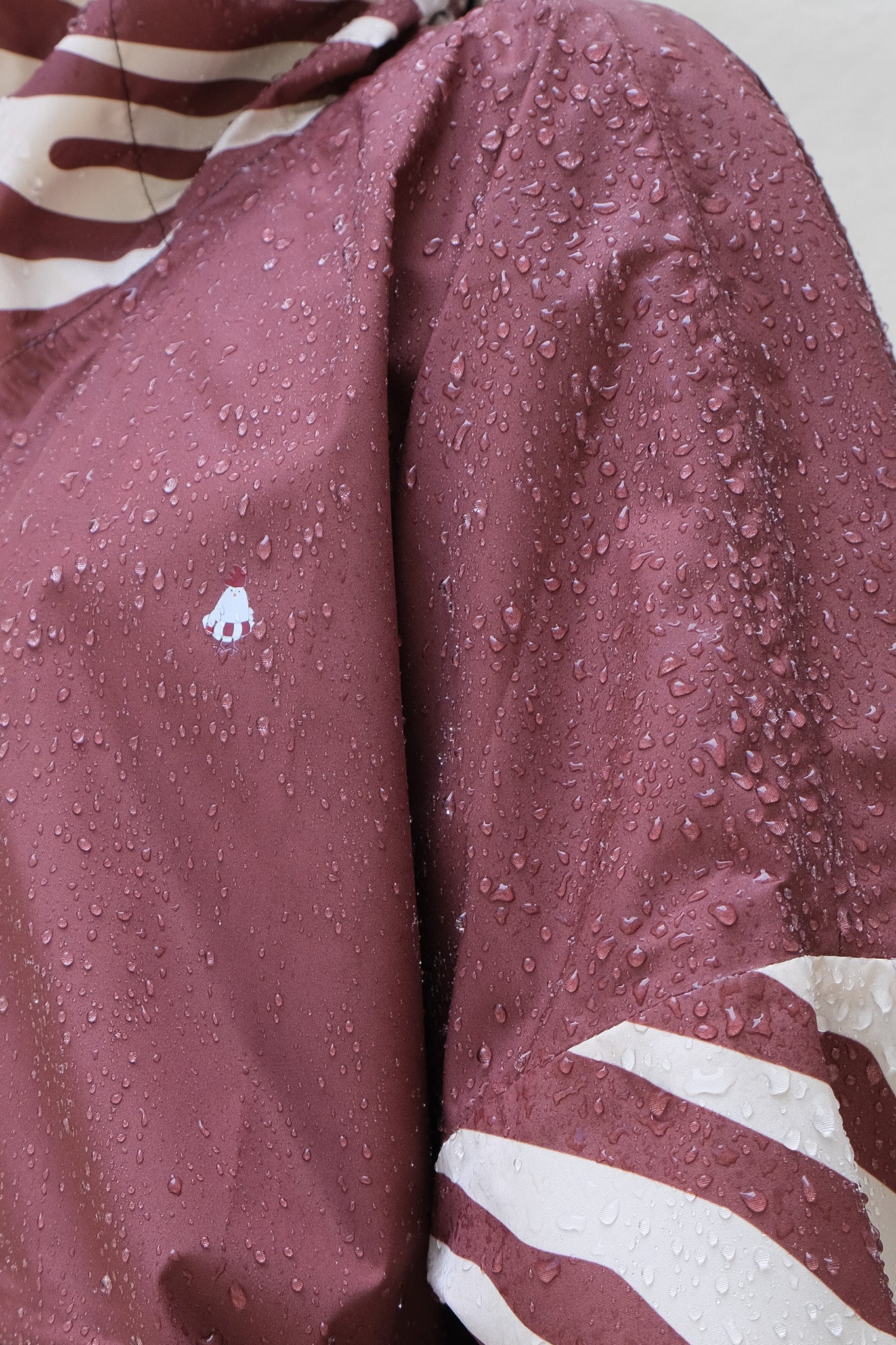 Poncho long Chocolate Zebra