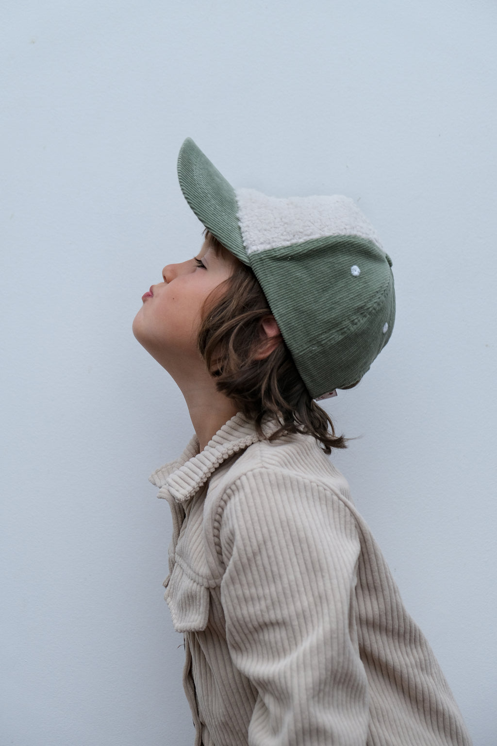 Casquette velours Green Cocooning