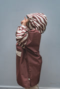 Poncho long Chocolate Zebra Kids