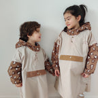 Poncho long Léopard Kids