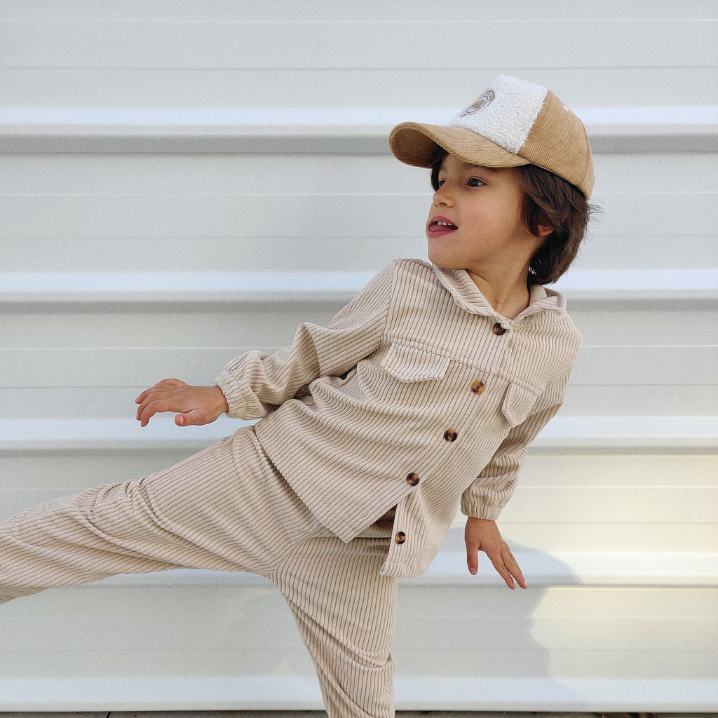 Casquette velours Cocooning