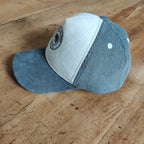 Casquette velours Pearl Grey