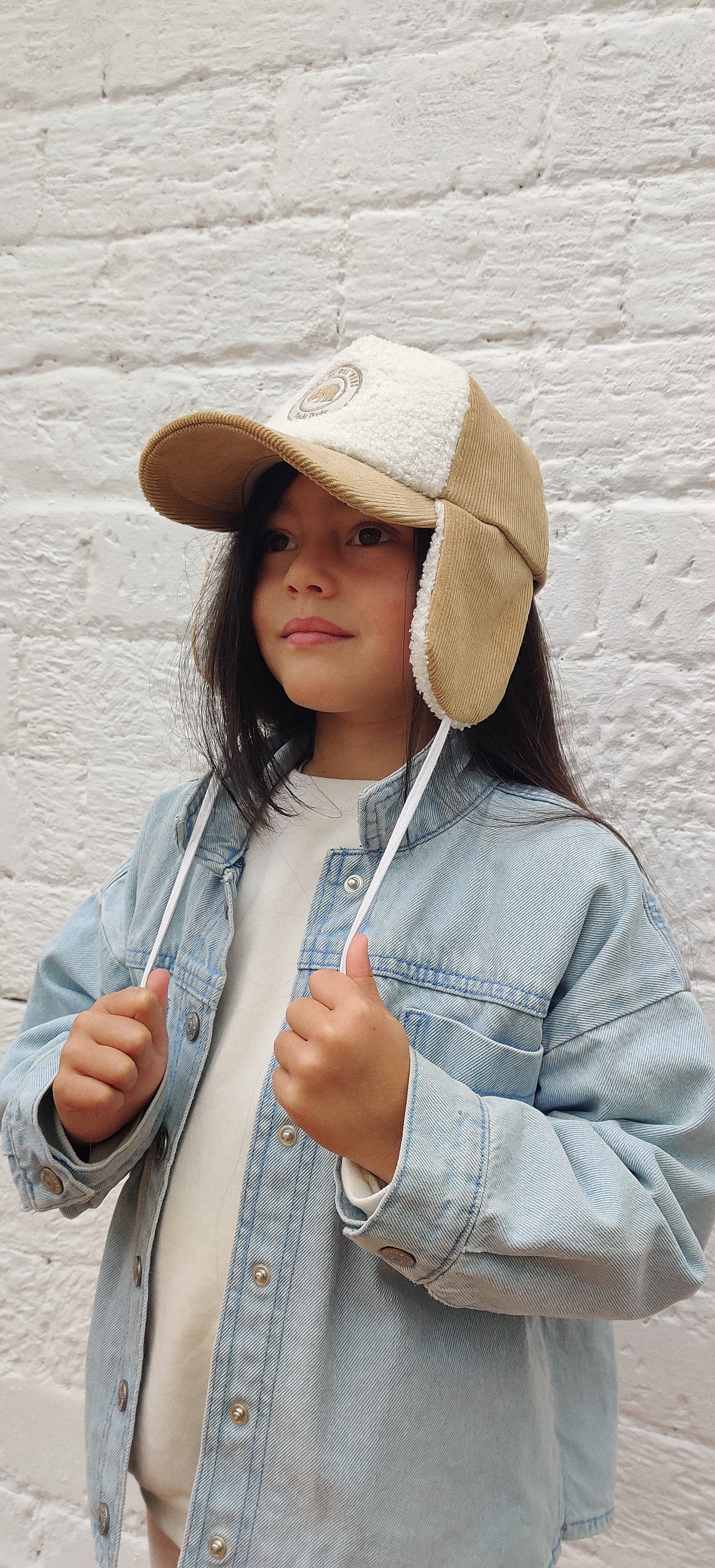 Casquette velours Cocooning sherpa avec cache-oreilles