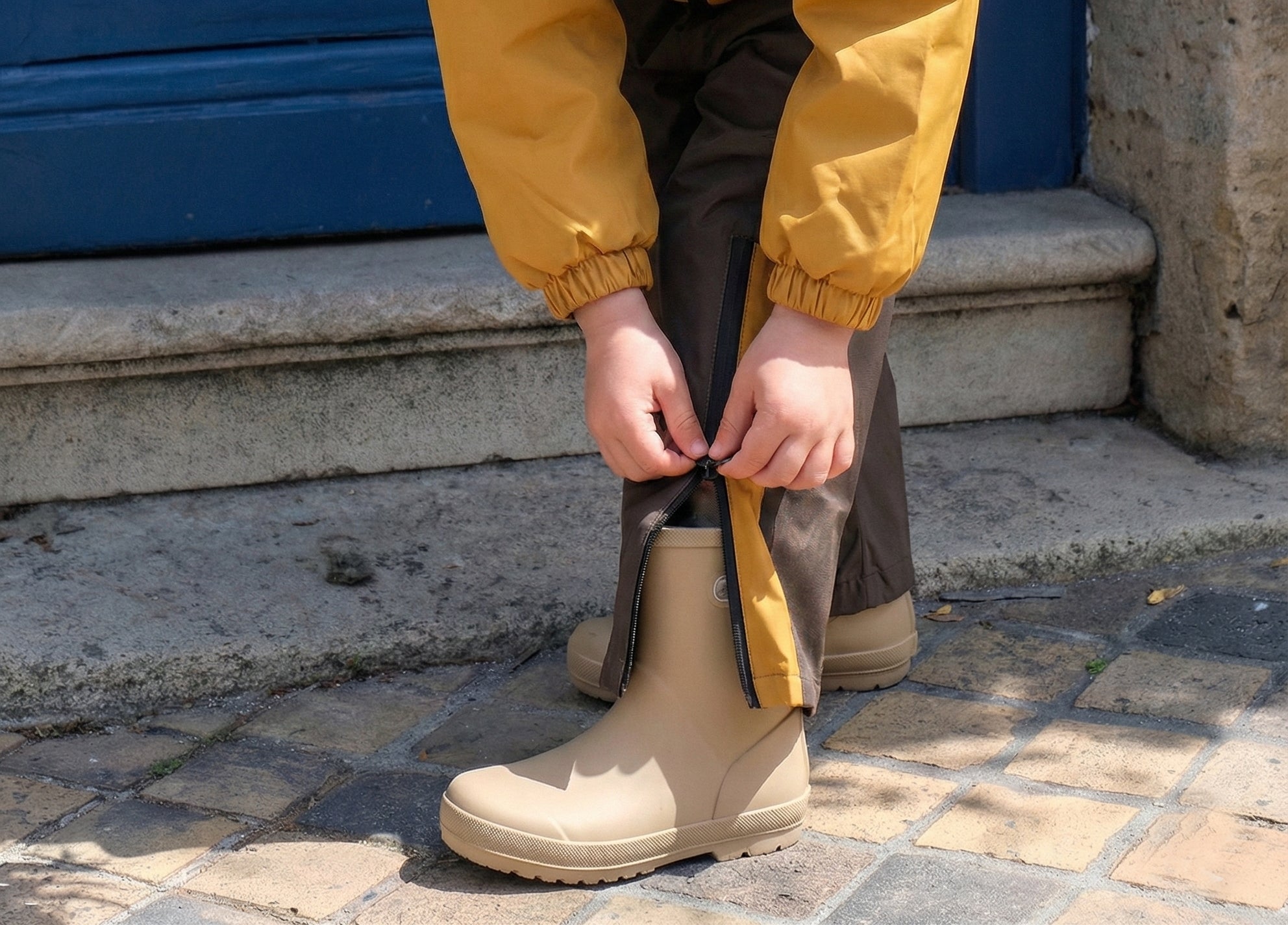 Pantalon de pluie Kaki Kids