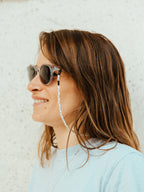 Notre cordon à lunettes enfants et adultes- Ecru