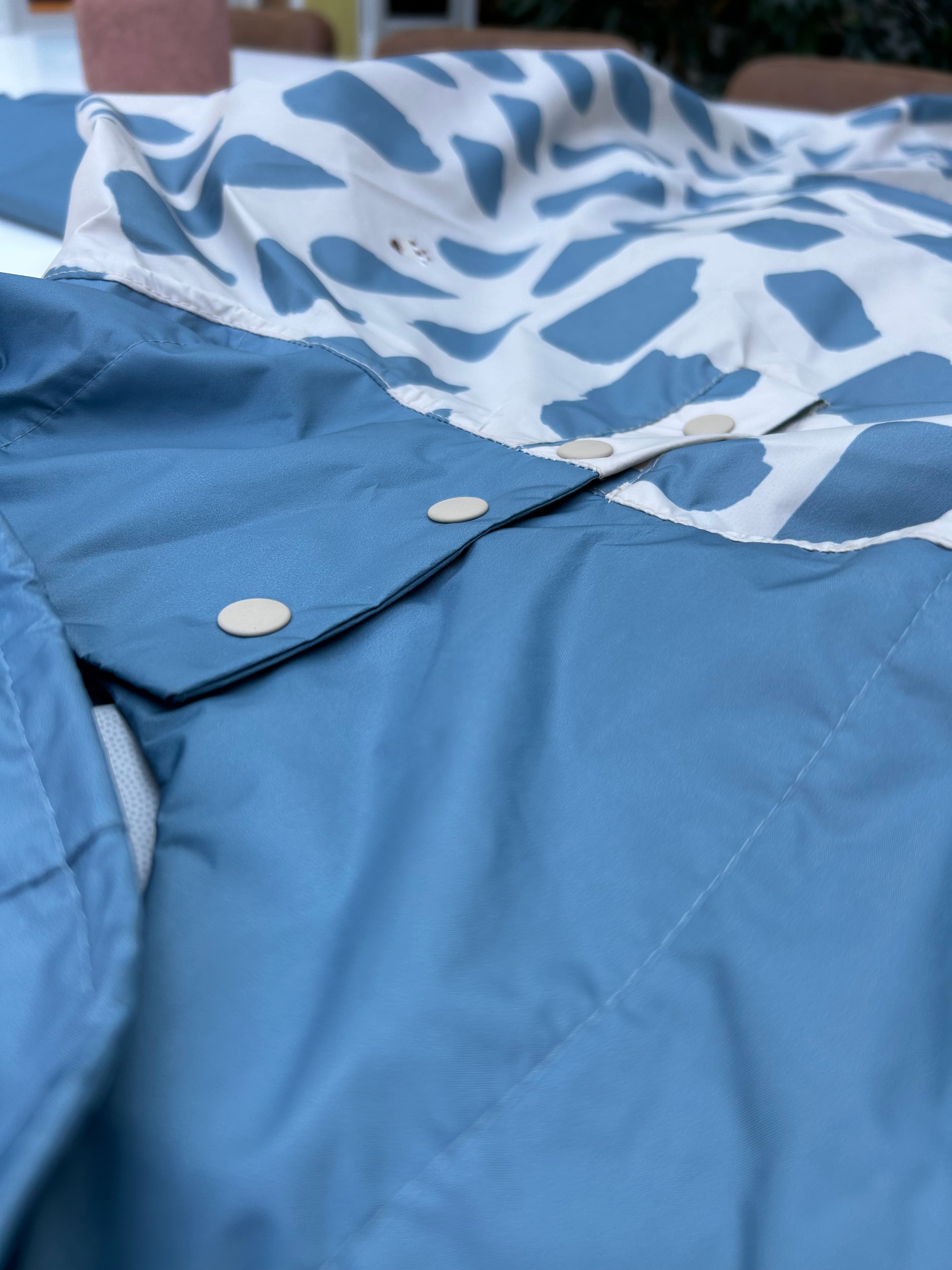 Poncho long Icy Blue Kids