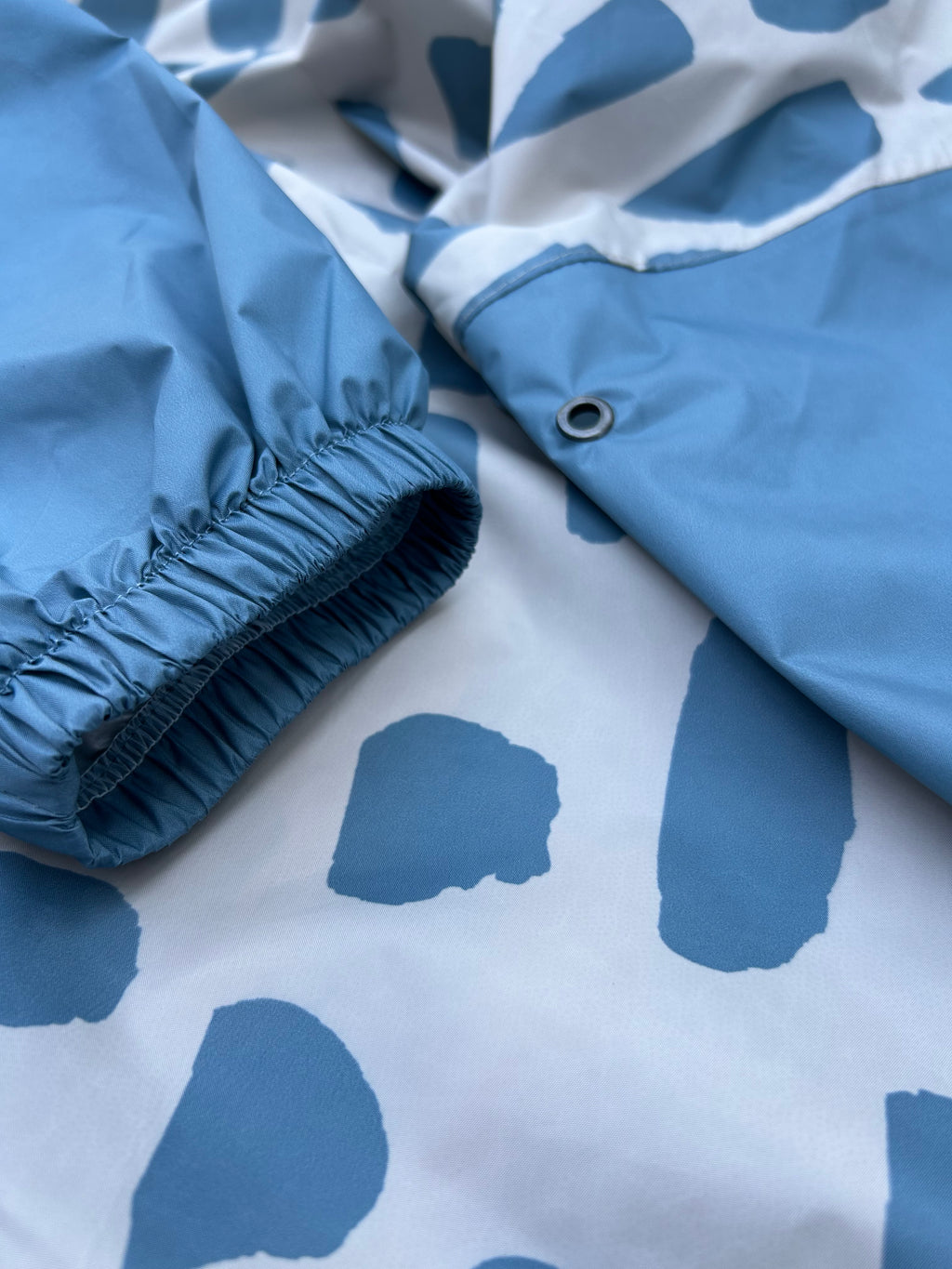 Poncho long Icy Blue