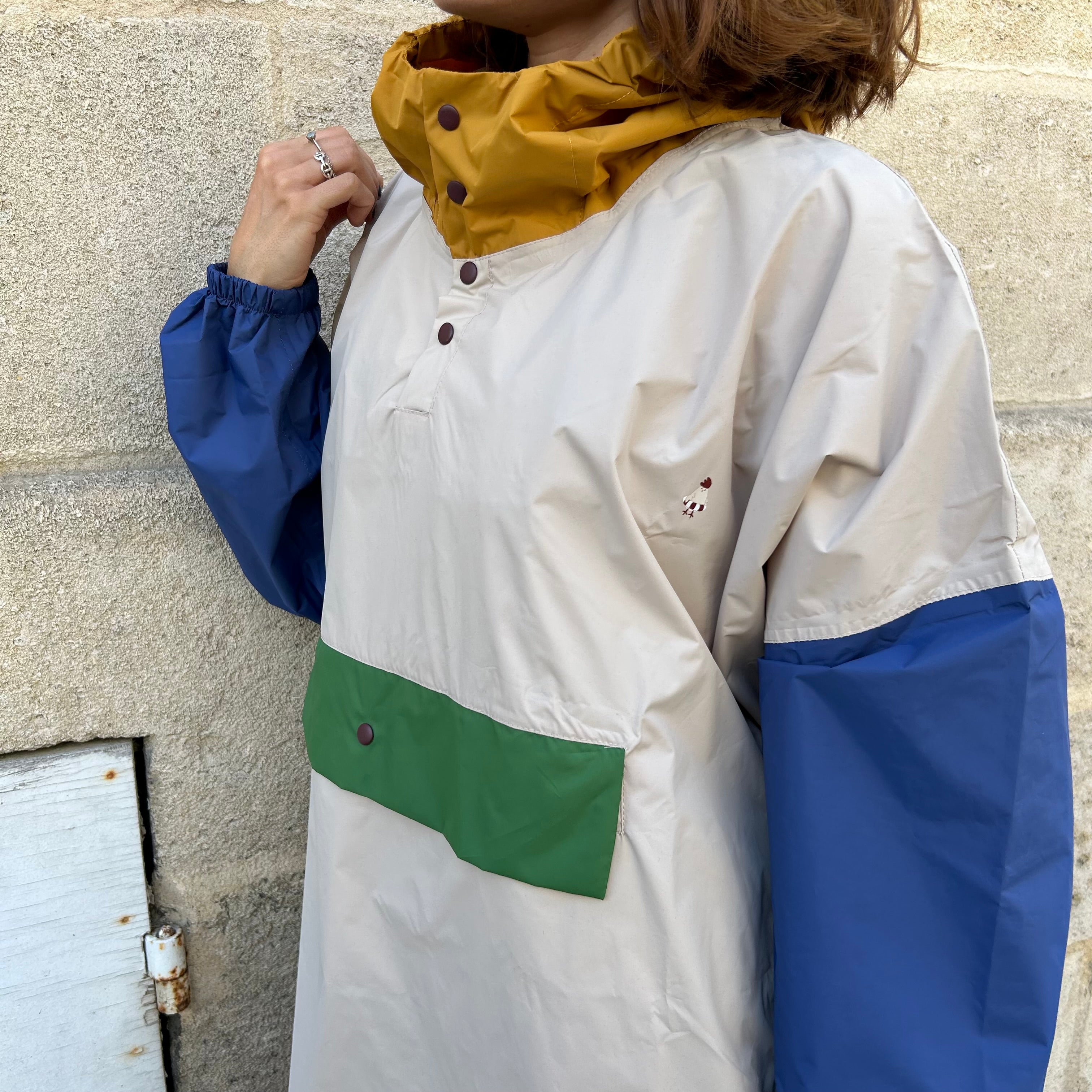 Poncho long Old School