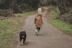 Poncho long Damier Marron Kids