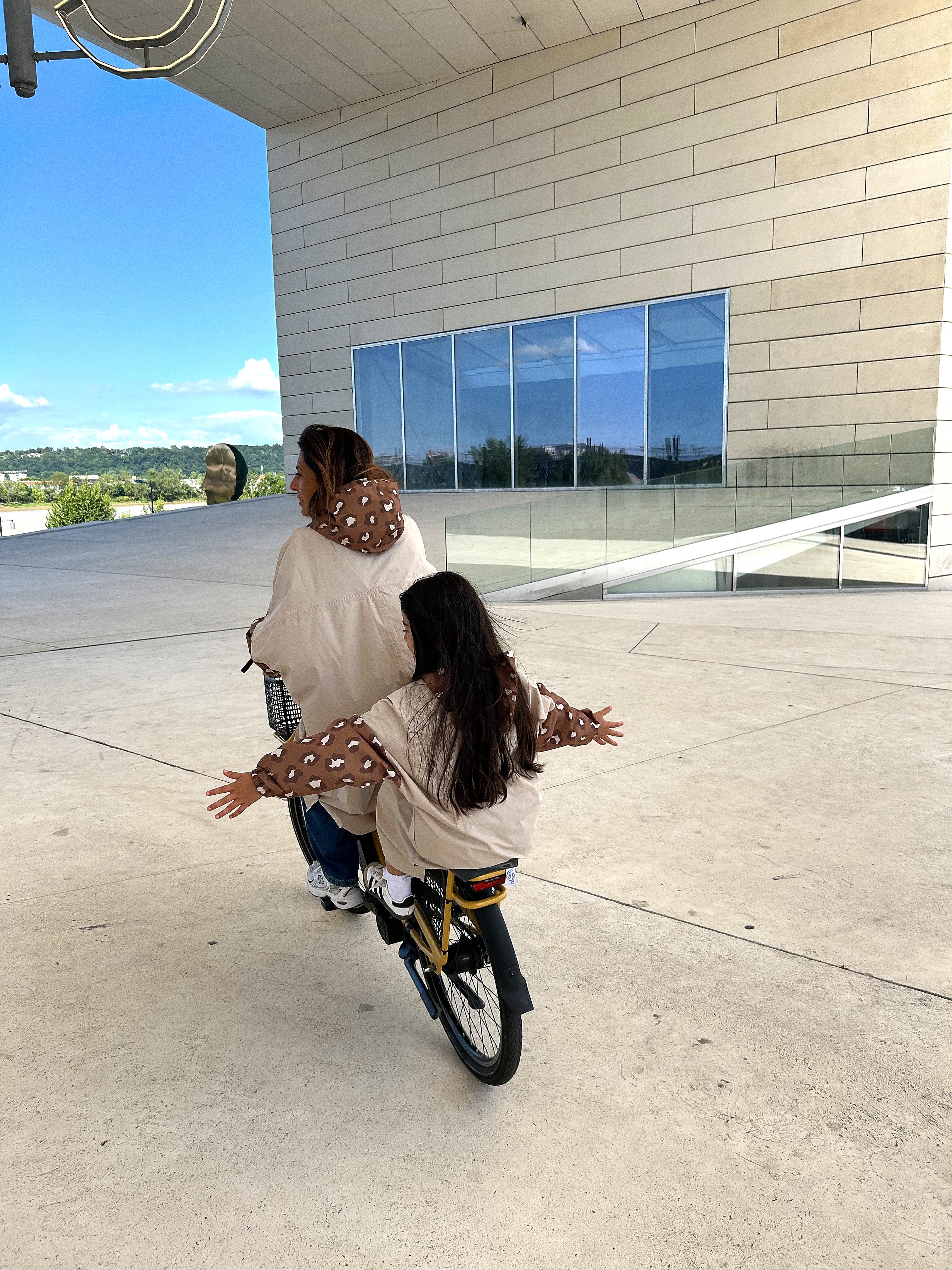 Poncho long Léopard