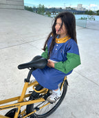 Poncho long Ash Blue Kids