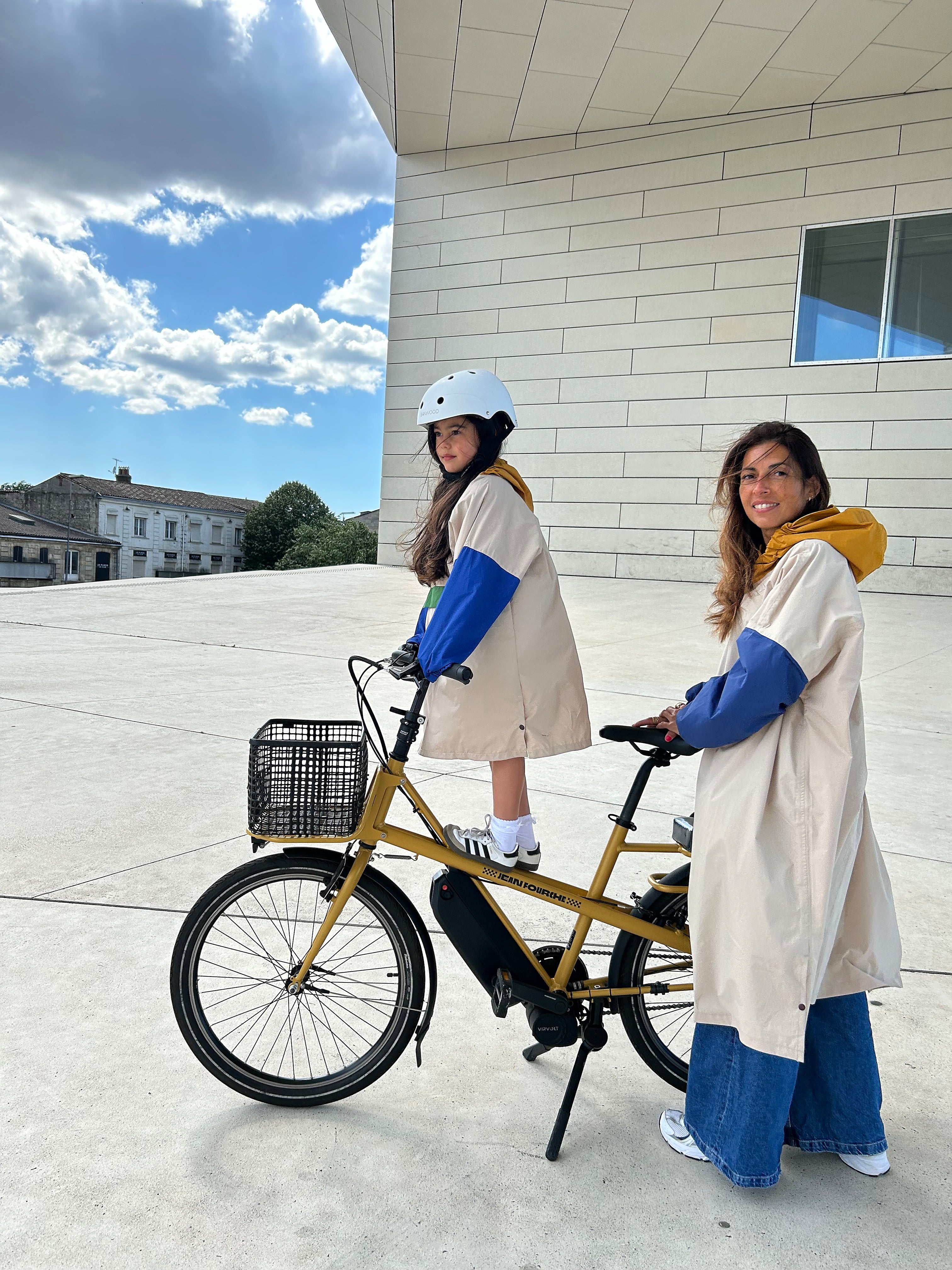 Poncho long Old School Kids