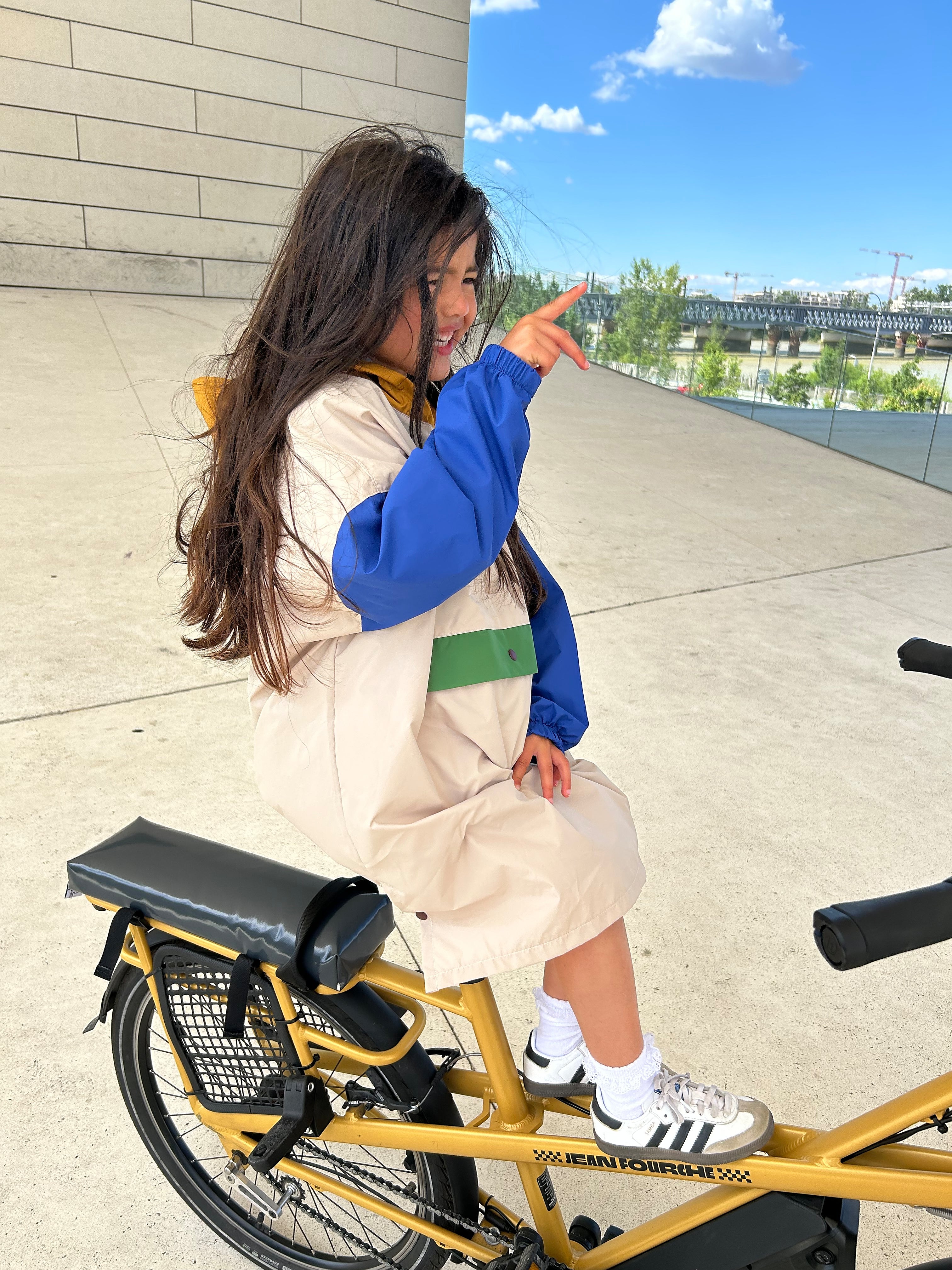 Poncho long Old School Kids